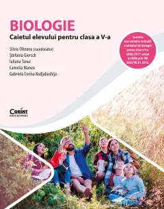 Coperta cărții Biologie. Caietul elevului pentru clasa a V-a - editia 2022-