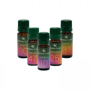 Coperta cărții Set 5 uleiuri aromaterapie parfumate Office, Aroma Land, 10 ml
