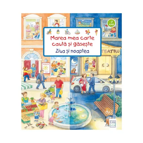 Coperta cărții Marea mea carte caută și găsește. Ziua și noaptea