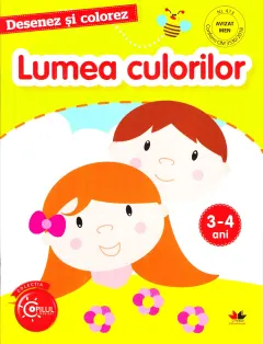 Coperta cărții Desenez si colorez. Lumea culorilor 3-4 ani