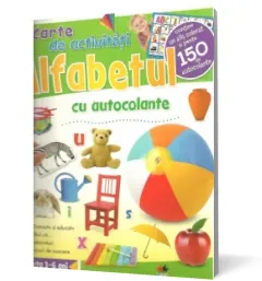 Coperta cărții Carte de activitati - Alfabetul cu autocolante |