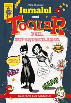 Coperta cărții Jurnalul unui tocilar. Phil supertocilarul