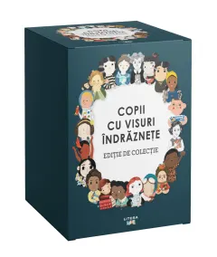 Coperta cărții Cutie Copii cu visuri indraznete. Editie de colectie