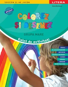 Coperta cărții Colorez si desenez. Caiet de activitati. Grupa mare