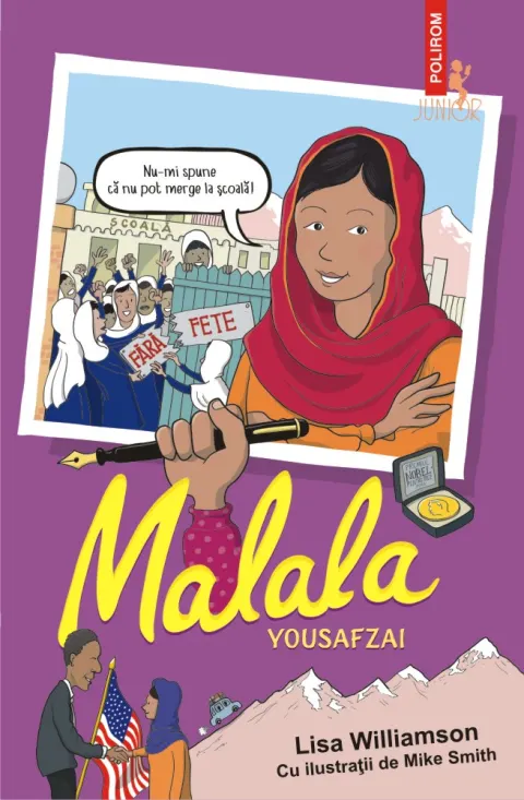 Coperta cărții Malala Yousafzai