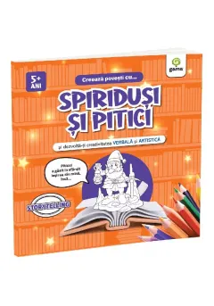 Coperta cărții Creeaza povesti cu... SPIRIDUSI SI PITICI