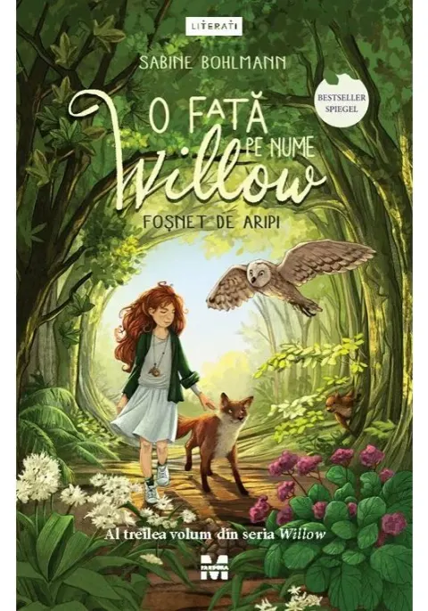 Coperta cărții O fata pe nume Willow. Fosent de aripi (seria Willow, vol.3)