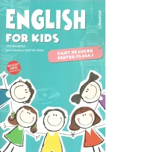 Coperta cărții English for kids. Caiet de lucru pentru clasa I (editie 2020)