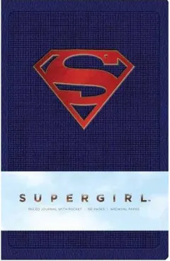 Coperta cărții Supergirl Hardcover Ruled Journal