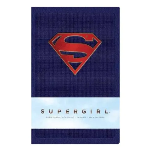 Coperta cărții Supergirl Hardcover Ruled Journal