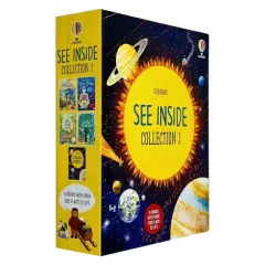 Coperta cărții Usborne - See Inside (Collection 1) (5 Books Set) - With Over 350 Flaps To Lift