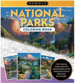 Coperta cărții National Parks Coloring Book /9780760385371
