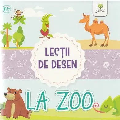 Coperta cărții Lectii de desen - La zoo