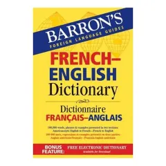 Coperta cărții Barron's French-English Dictionary
