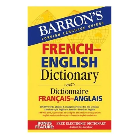 Coperta cărții Barron's French-English Dictionary
