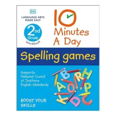 Coperta cărții 10 Minutes a Day Spelling Games, 2nd Grade, DK Publishing