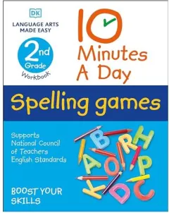 Coperta cărții 10 Minutes a Day Spelling Games, 2nd Grade, DK Publishing