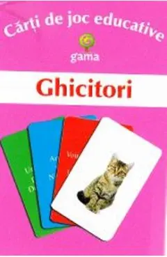 Coperta cărții Carti de joc educative - Ghicitori