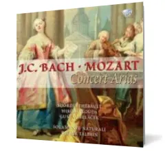Coperta cărții J.C. Bach & Mozart: Concert Arias