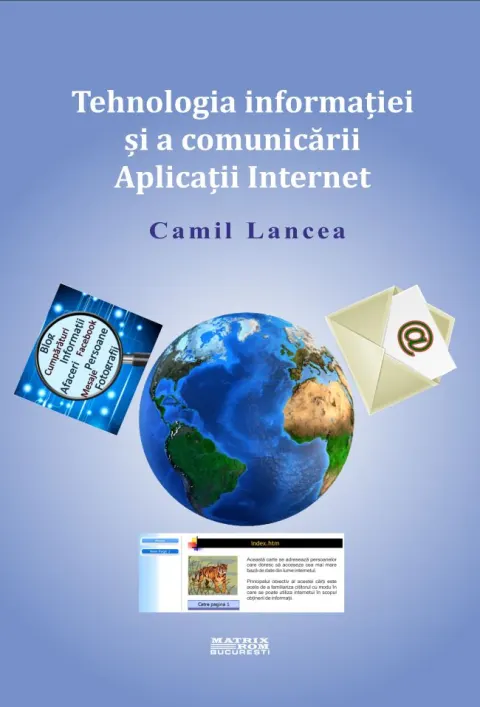 Coperta cărții Tehnologia informației și a comunicării. Aplicații Internet