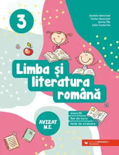Coperta cărții Limba și literatura română. Exerciții, fișe de lucru, teste de evaluare. Clasa a III-a