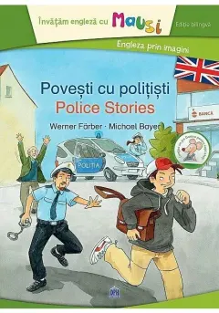 Coperta cărții Povesti cu politisti - Police stories