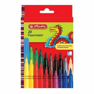 Coperta cărții Carioci 2 mm, culori asortate, set 20