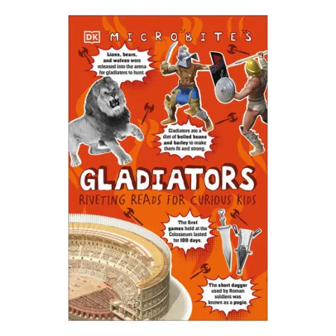 Coperta cărții Microbites: Gladiators Riveting Reads for Curious Kids