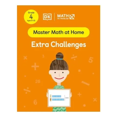Coperta cărții Math - No Problem! Extra Challenges, Grade 4 Ages 9-10