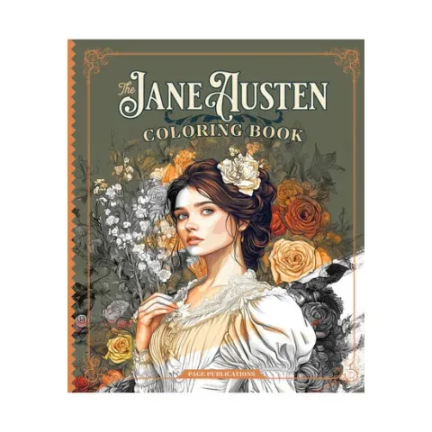Coperta cărții Jane Austen Coloring Book
