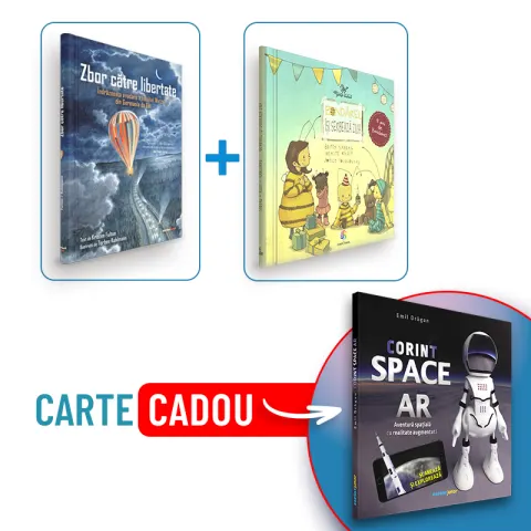 Coperta cărții Pachet Zbor către libertate + Bondărel își serbează ziua