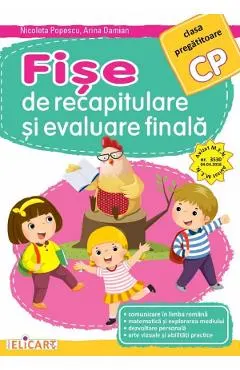 Coperta cărții Fise de recapitulare si evaluare finala - Clasa pregatitoare - Nicoleta Popescu, Arina Damian