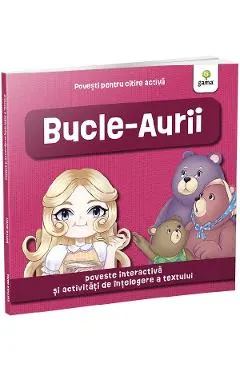Coperta cărții Povesti pentru citire activa. Bucle aurii