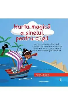 Coperta cărții Harta magica a sinelui, pentru copii