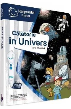 Coperta cărții Carte interactiva: Raspundel Istetel. Calatorie in Univers