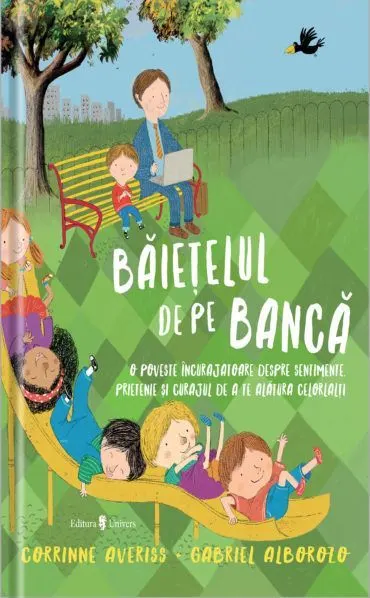 Coperta cărții Băiețelul de pe bancă