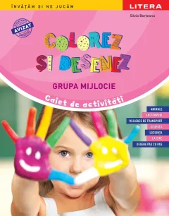 Coperta cărții Colorez si desenez. Caiet de activitati. Grupa mijlocie