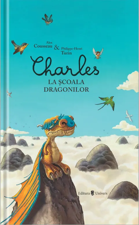 Coperta cărții Charles la școala dragonilor