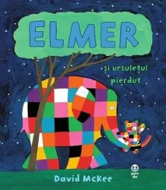 Coperta cărții Elmer și ursulețul pierdut