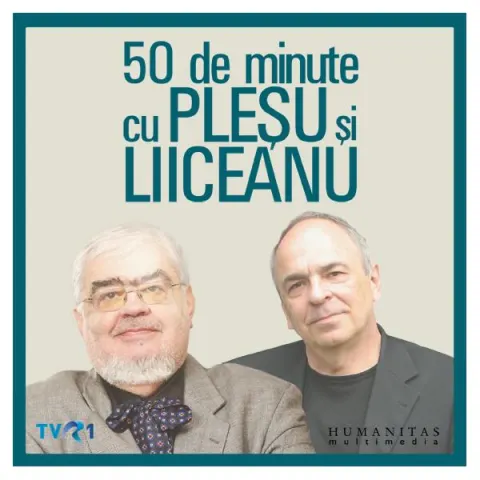 Coperta cărții 50 de minute cu Plesu si Liiceanu