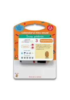 Coperta cărții Calendarul meu anual: Incep gradinita - de la 3 la 5 ani