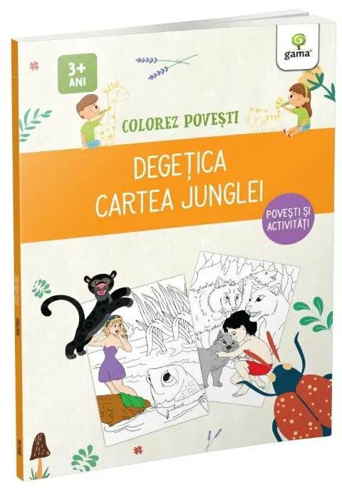 Coperta cărții Degețica & Cartea Junglei