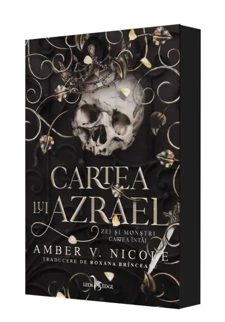 Coperta cărții Cartea lui Azrael (primul volum al seriei „Zei si monstri”)