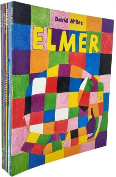 Coperta cărții Elmer Children Picture 10 Books Collection Set