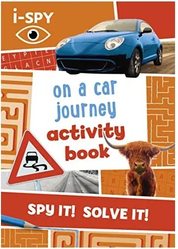 Coperta cărții I-SPY on a Car Journey Activity Book