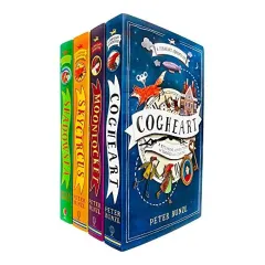 Coperta cărții The Cogheart Adventures 4 Books Collection Set, Peter Bunzl