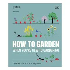 Coperta cărții RHS How to Garden When You're New to Gardening