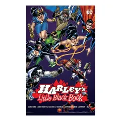 Coperta cărții Harley's Little Black Book, Jimmy Palmiotti, Amanda Conner, Neal Adams, Billy Tucci