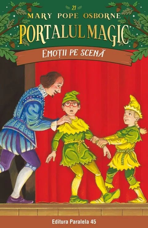 Coperta cărții Emoții pe scenă. Portalul magic nr. 21