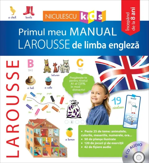 Coperta cărții Primul meu manual Larousse de limba engleză